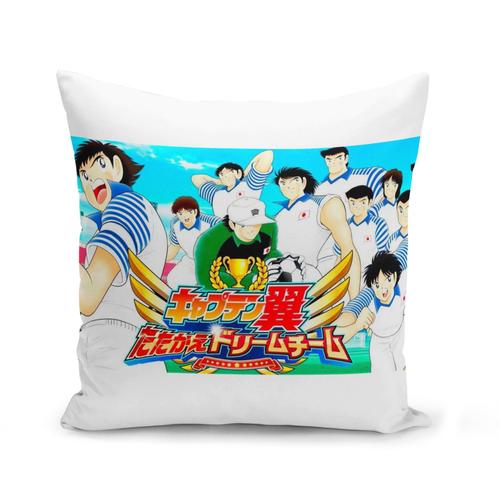 Housse De Coussin 40x40 Cm Olive Et Tom Captain Tsubasa Manga Cartoon Japon Football