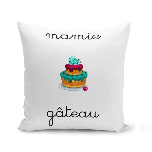 Housse De Coussin 40x40 Cm Mamie Gateau Grand Mere Douceur Super Mamie