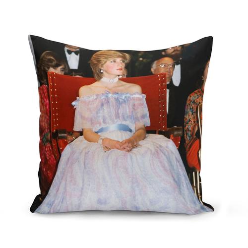 Housse De Coussin 40x40 Cm Lady Diana Princesse Angleterre Robe De Bal Famille Royale