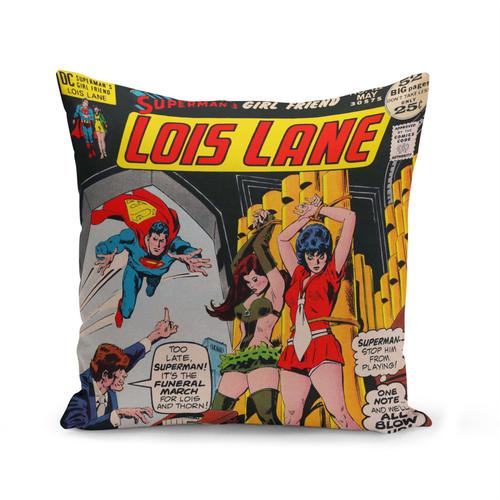 Housse De Coussin 40x40 Cm Lois Lane Superman's Girlfriend Bande Dessinee Comics Super Hero