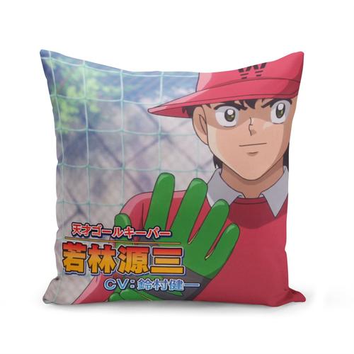 Housse De Coussin 40x40 Cm Olive Et Tom Gardien Captain Tsubasa Manga Cartoon Football