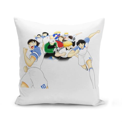 Housse De Coussin 40x40 Cm Olive Et Tom Equipe Captain Tsubasa Manga Cartoon Football