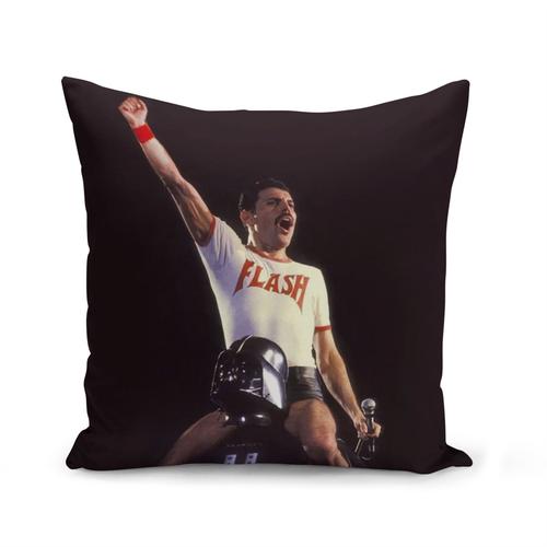 Housse De Coussin 40x40 Cm Queen / Freddy Mercury / Photo Concer / Frankfurt 1977