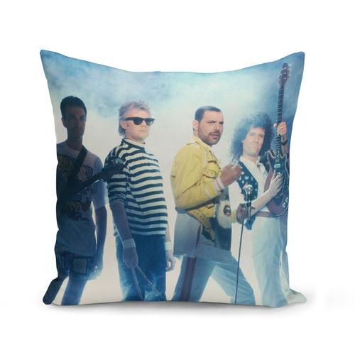 Housse De Coussin 40x40 Cm Queen Freddy Mercury Rock 80's Brian May Groupe