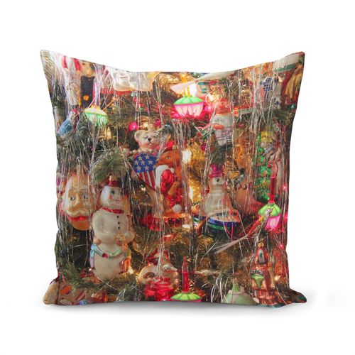 Housse De Coussin 40x40 Cm Decorations De Noel Sapin De Noel Kistch Moche Design
