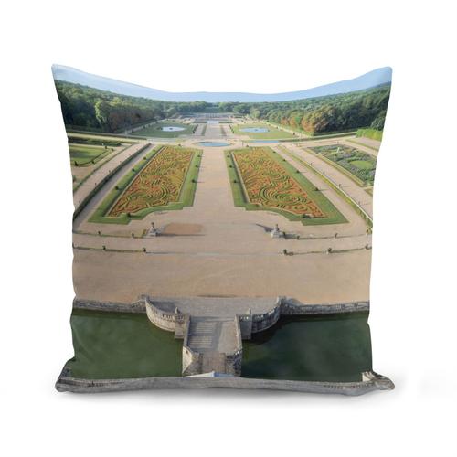 Housse De Coussin 40x40 Cm Jardin A La Francaise Chateau Vaux Le Vicomte Renaissance France