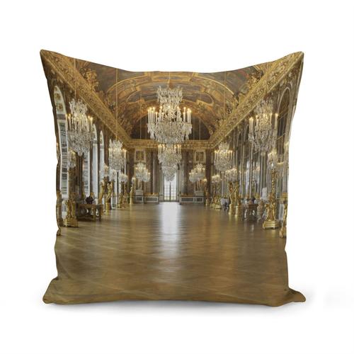 Housse De Coussin 40x40 Cm Chateau De Versaille Galerie Des Glaces Renaissance France