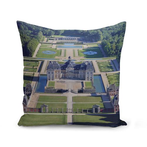 Housse De Coussin 40x40 Cm Vue Aerienne Chateau Vaux Le Vicomte Renaissance France