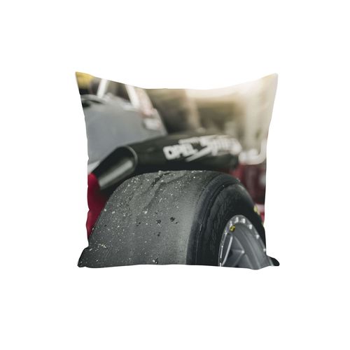 Housse De Coussin Formule 1 Focus Sur Roue Avant Sport Automobile 40x40cm