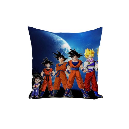 Housse De Coussin Dragon Ball Évolution De Son Goku Kakarot Enfant Adulte Super Guerrier Saiyan 40x40cm