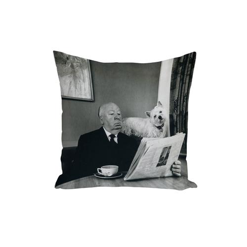 Housse De Coussin Photo De Star Célébrité Alfred Hitchcock Réalisateur Cinéma Original 8 40x40cm