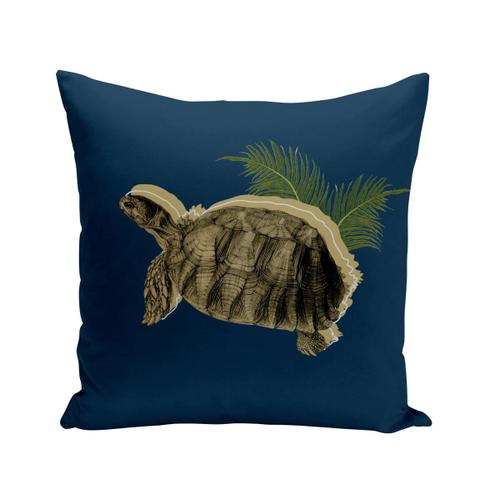 Housse De Coussin 40x40 Cm Tortue Tropique Plage Minimaliste Biologie Illustration Ancienne