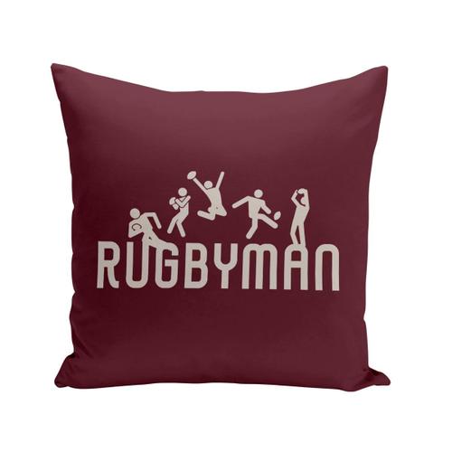 Housse De Coussin 40x40 Cm Rugbyman Sport Rugby Ballon Sportif Athlete France