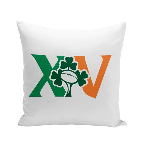 Housse De Coussin 40x40 Cm Xv Irlande Rugby Sport Ballon Equipe