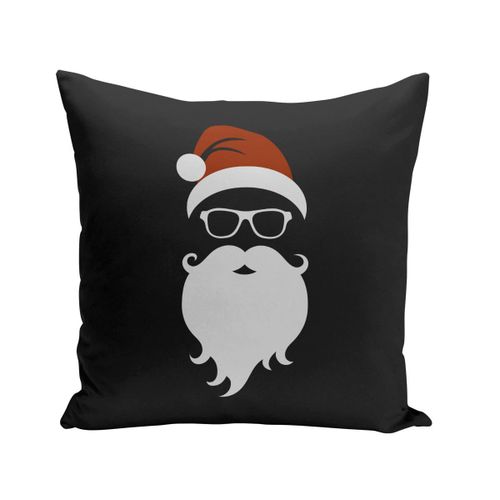 Housse De Coussin 40x40 Cm Père Noel Hipster Noel Hiver Cadeau