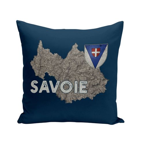Housse De Coussin 40x40 Cm Savoie 73 Departement Chambery Carte Ancienne Alpes