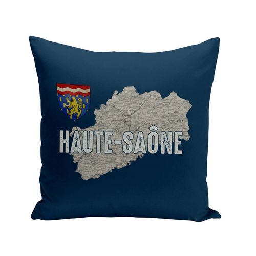 Housse De Coussin 40x40 Cm Haute Saône 70 Département Carte Ancienne Bourgogne