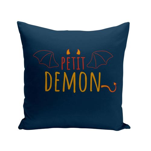 Housse De Coussin 40x40 Cm Petit Démon Mignon Dessin Original Diable