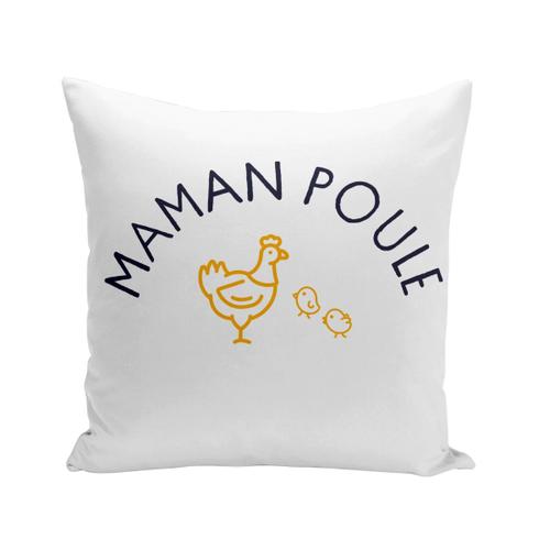 Housse De Coussin 40x40 Cm Maman Poule Famille Mignon Animal