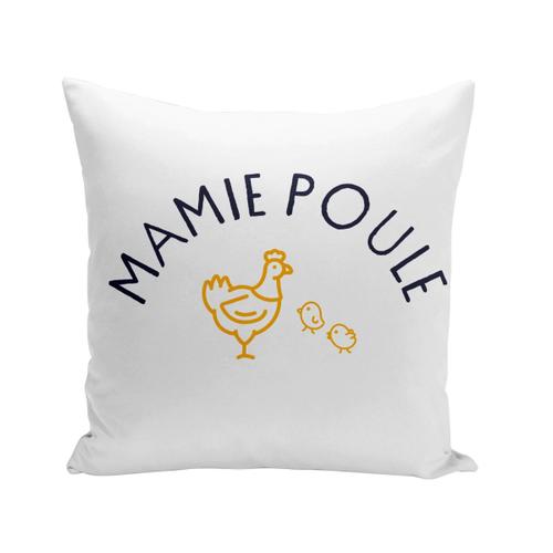 Housse De Coussin 40x40 Cm Mamie Poule Famille Mignon Animal