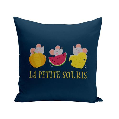 Housse De Coussin 40x40 Cm La Petite Souris Halloween Fruit Fromage