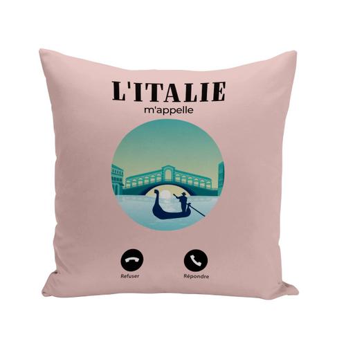 Housse De Coussin 40x40 Cm L'italie M'appelle Venise Tourisme Voyage