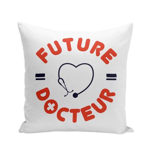 Housse De Coussin 40x40 Cm Future Docteur Métier Avenir Santé Médecin