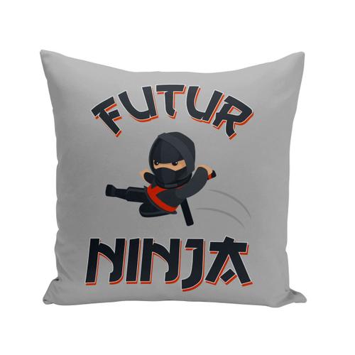 Housse De Coussin 40x40 Cm Futur Ninja Combat Japon Héros