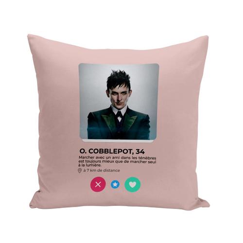 Housse De Coussin 40x40 Cm Oswald Cobblepot Pingouin Réseau Social Drague