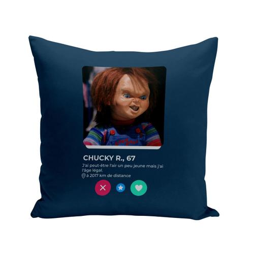 Housse De Coussin 40x40 Cm Chucky Réseau Social Rencontre Amour