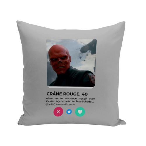 Housse De Coussin 40x40 Cm Crane Rouge Réseau Social Rencontre Amour Bd Comics