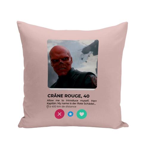 Housse De Coussin 40x40 Cm Crane Rouge Réseau Social Rencontre Amour Bd Comics