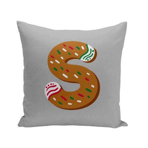 Housse De Coussin 40x40 Cm S Sarah Samuel Simon Lettre Alphabet Prénom Noel Enfant