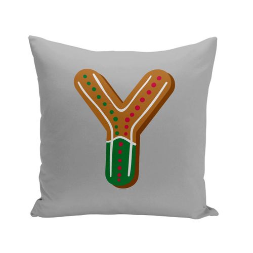 Housse De Coussin 40x40 Cm Y Yann Yasmine Lettre Alphabet Prénom Noel Enfant
