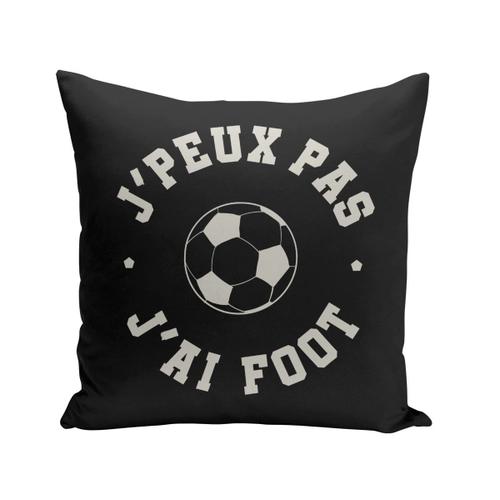 Housse De Coussin 40x40 Cm J'peux Pas J'ai Foot Football Sport Equipe Ballon