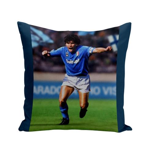 Housse De Coussin 40x40 Cm Diego Maradona 10 Naple Football C?L?Bration