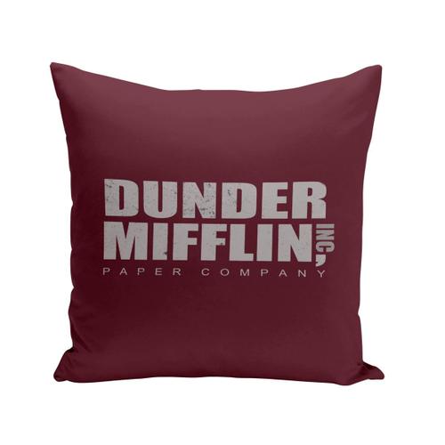 Housse De Coussin 40x40 Cm Dunder Mifflin Geek Serie Tv Film Humour