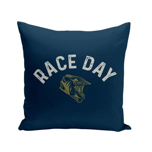 Housse De Coussin 40x40 Cm Race Day Motocross Moto Cafe Racer Dirt Bike