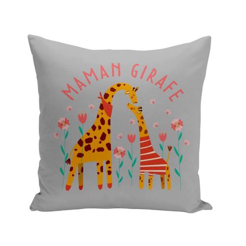 Coussin 40x40 Cm Sophie La Maman Girafe Dessin Illustration