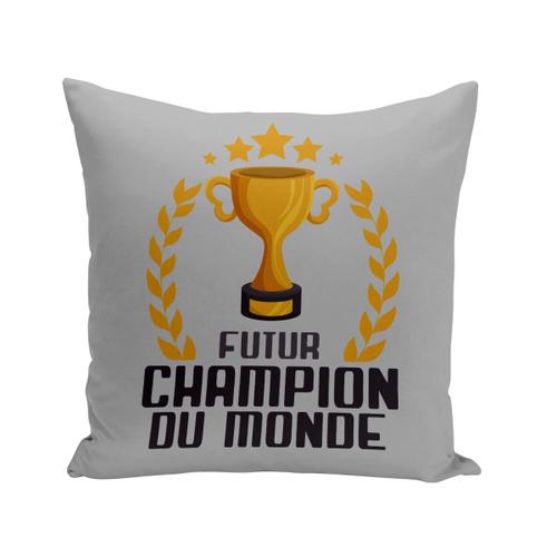 Coussin 40x40 Cm Futur Champion Du Monde Sport Héros