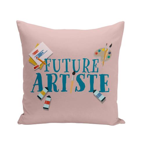 Coussin 40x40 Cm Future Artiste Peinture Peintre Art Sculpture