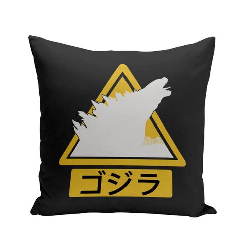 Coussin 40x40 Cm Dinosaure Monstre Tokyo Japon Asie Culture Film