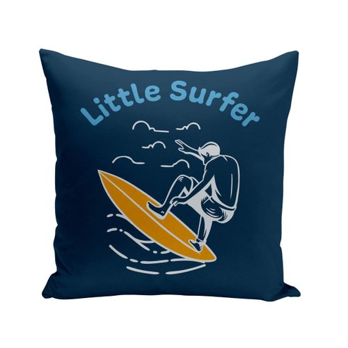 Coussin 40x40 Cm Little Surfer Sport Enfant Surf Plage