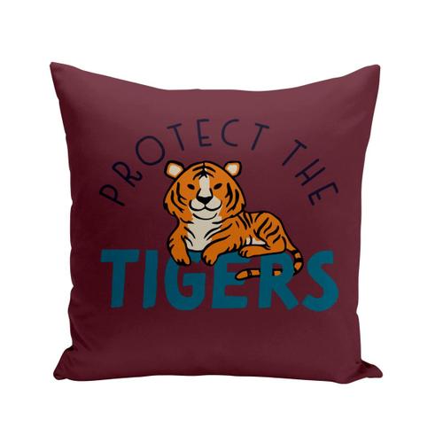 Coussin 40x40 Cm Protect The Tigers Animaux Tigres Nature