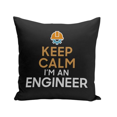 Coussin 40x40 Cm Keep Calm I'm An Engineer Parodie Métier Job Ingénieur