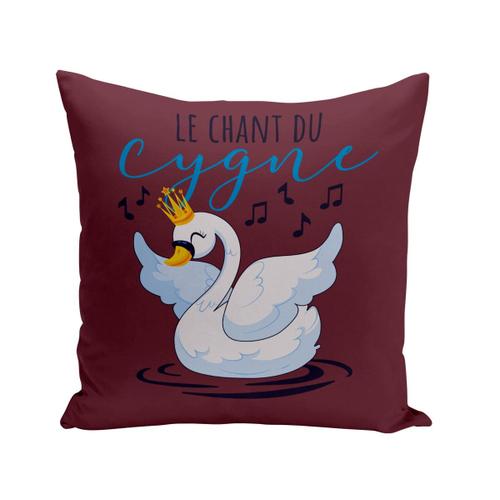 Coussin 40x40 Cm Le Chant Du Cygne Mignon Expression Animaux