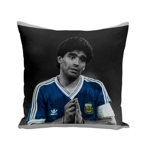 Coussin 40x40 Cm Diego Maradona 10 Argentine Football Prière