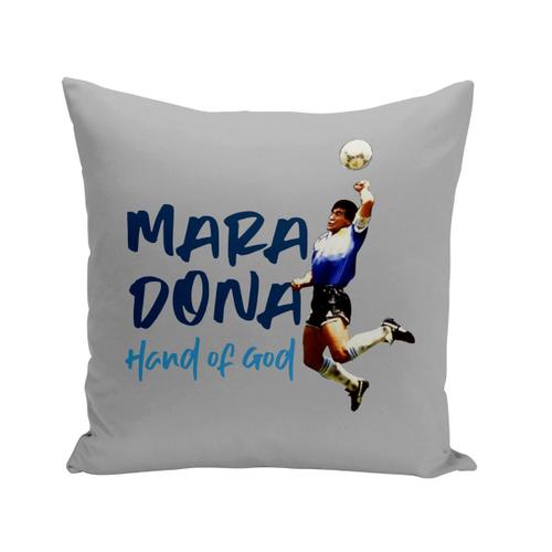 Coussin 40x40 Cm Maradona Hand Of God Argentine Football Coupe Du Monde