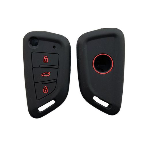 Coque De Protection En Silicone Pour Clé De Voiture,Coque De Protection Pour Clé À 3 Boutons,Vvdi2,Vvdi Mini Tool,Vvdi Max,Xekf20en,Xskf01en - Type A Black