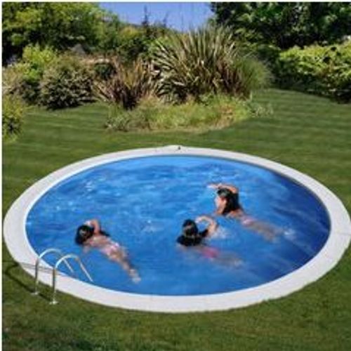 Kit piscine enterrée sumatra acier ronde Ø350 x h120 cm